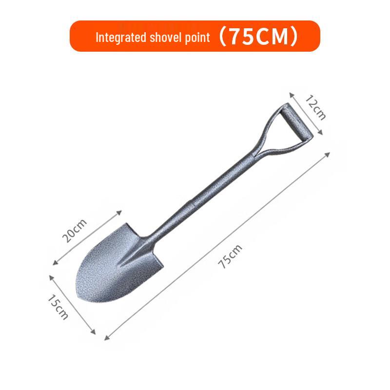 Integrated Manganese Steel Garden Shovel