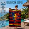 Pogoń Football Crest Beach Towel, Quick-drying, Easy to Care for, Suitable for Both Fitness and Beach Vacations,Sports Essential