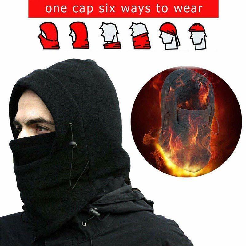 Versatile Windproof Cycling Motorcycle Balaclava Soft Comfortable Neck Cover Hat