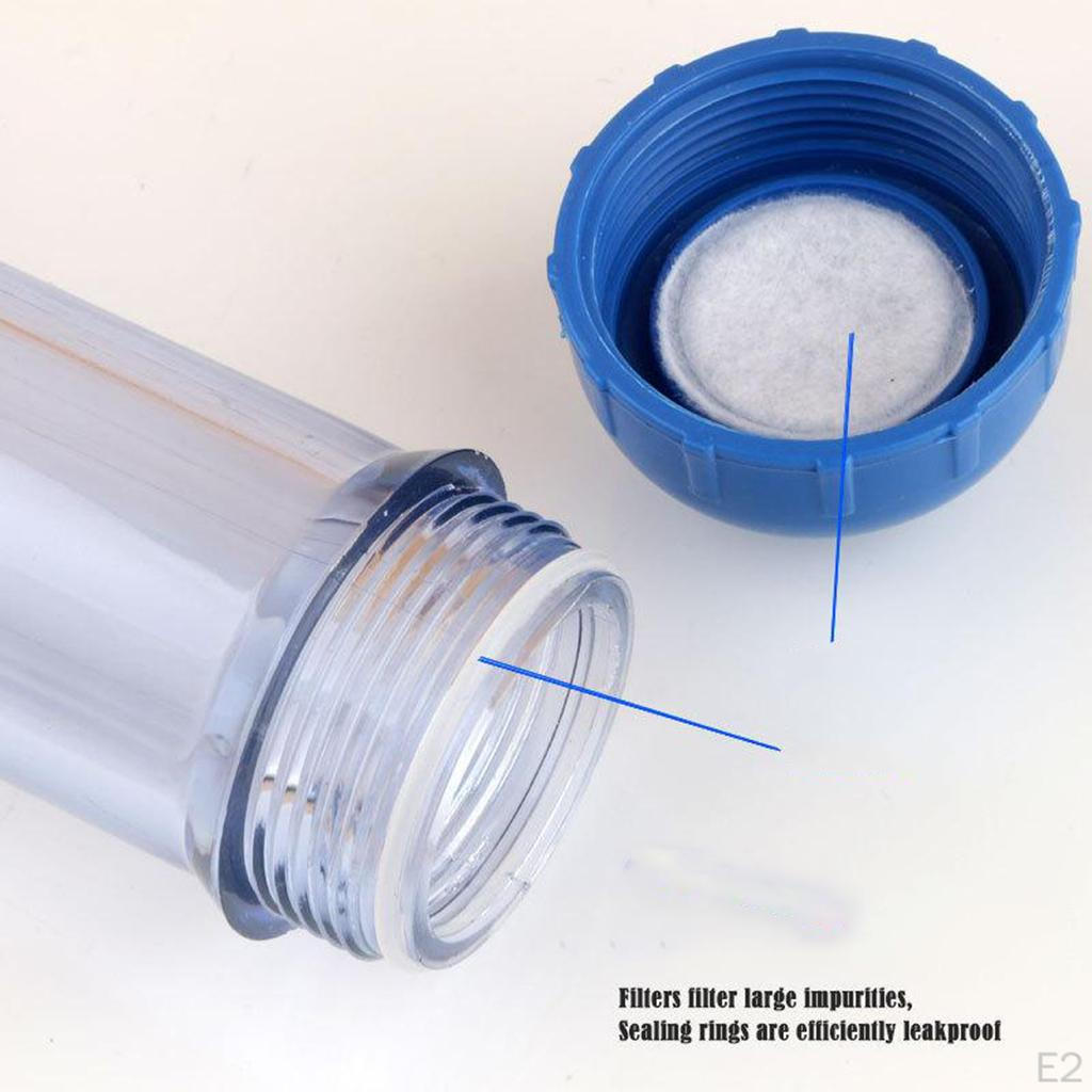Upgrade Water Filter Housing Universal Inline Sediment Tube