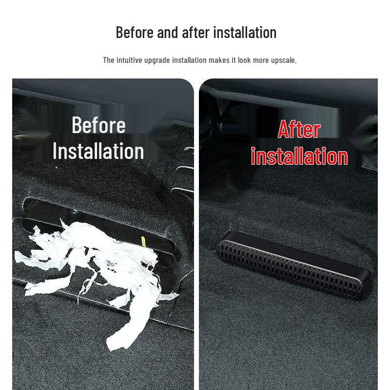 Applicable Equation Leopard Titanium Rear Air Vent Dust Cover - 3-Seater Interior Modification.
