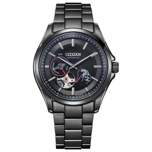 

Citizen Watch, Citizen Collection Mechanical Wristwatch, Automatic/Hand-Wound, Waterproof, Darth Vader Limited Edition Model NP1015-66E, Men s, Blac