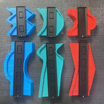 Contour Gauge Multi-Style Locking Arc Ruler - Irregular Measuring and Profiling Tool