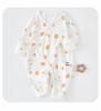 Newborn Pure Cotton Jumpsuit: All-Season Butterfly Romper for 0-6 Months