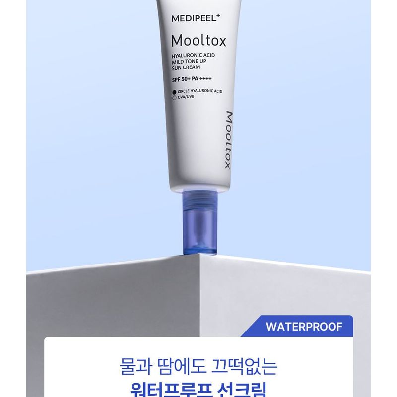 MEDIPEEL - Hyaluronic Acid Mooltox Mild Tone Up Sun Cream