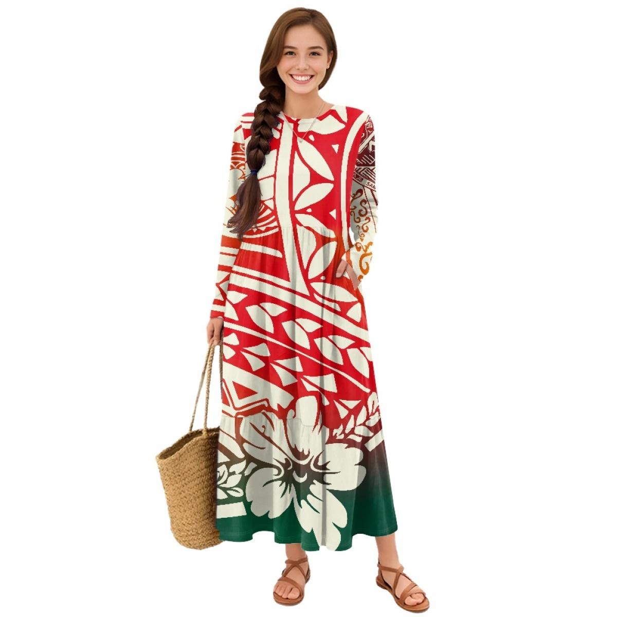 Женское повседневное платье с длинным рукавом, пэчворк юбка, мягкое платье-трапеция S