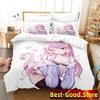 Top Anime Nyatasha Nyanners Bedding Set Printed Bed Set With Pillowcase Bed Duvet Cover Soft Single Double Queen Super King Size