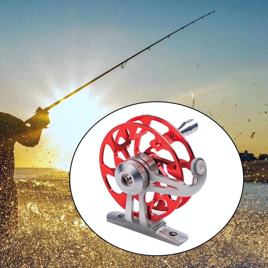 3 Kg Lightweight Ice Fishing Reel, 65 Mm Spool Made Entirely of Metal, Accessories for Fresh