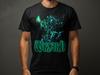 Elven Wizard T-Shirt, Cool Fantasy Art Graphic Tee, Dungeons Tabletop Gaming App