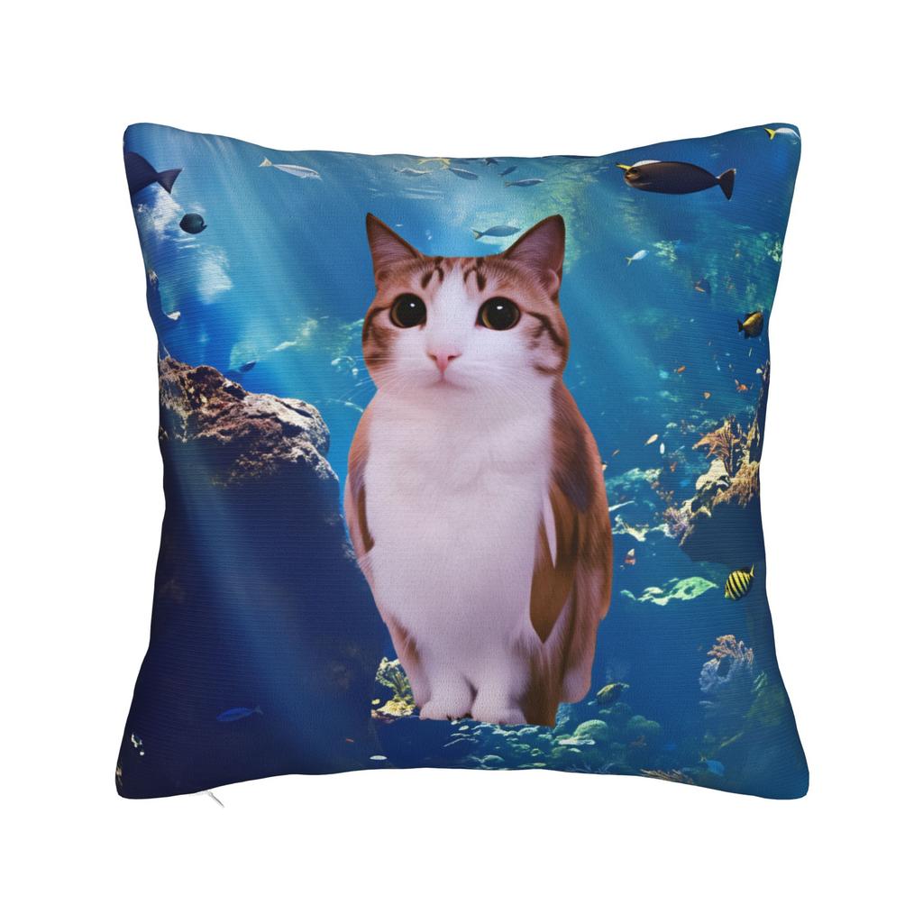 Pillow Case Space Banana Aliens Cat Square Pillow Cover For Couch Sofa Bedroom Novelty Pillowcases