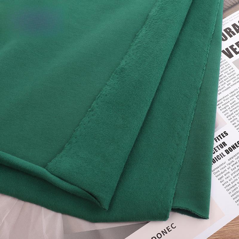 Cotton Fabric Solid color 40 count combed cotton with elasticity Woolen Cloth Overcoat Coat Clothing DIY Sewing Fabric 530g/m
