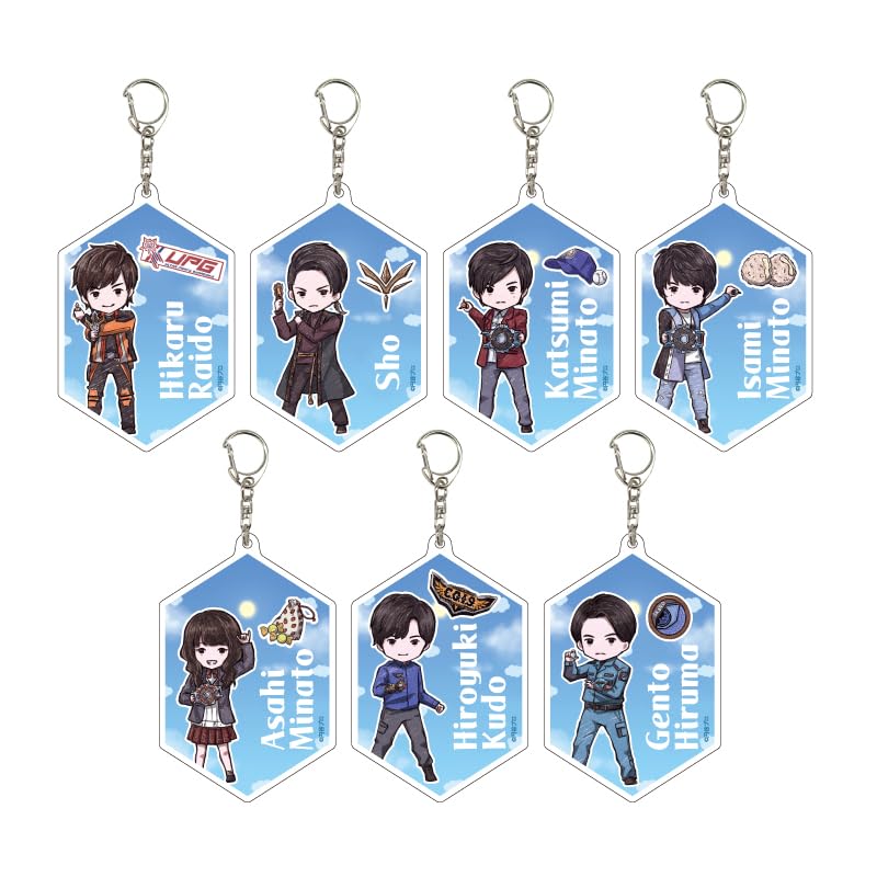 

New Generation Ultraman 03 BOX A Art Acrylic key chain 7 pieces BOX [Graph Illustration]