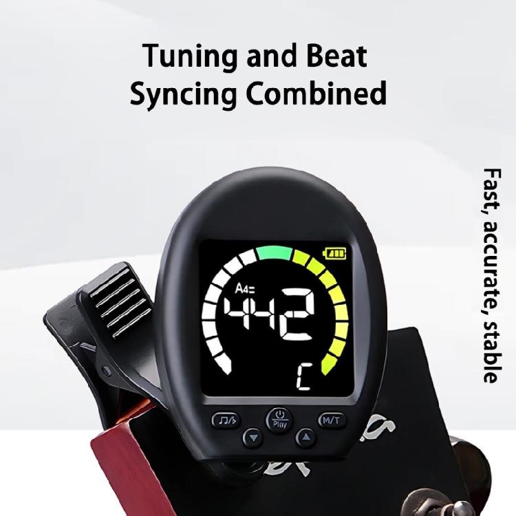 Guitar Clip on Tuner with Beat Function Violin Ukulele Tuner Universals Digital Electronic Tuner Guitar Accessory