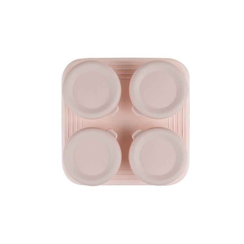 

Хорошая-Дополнительная Пищевая Посуда Материнская И Младенческая Сохраняющая Свежесть Детская Тарелка для Прикорма Стеклянная Коробка для Прикорма розовый