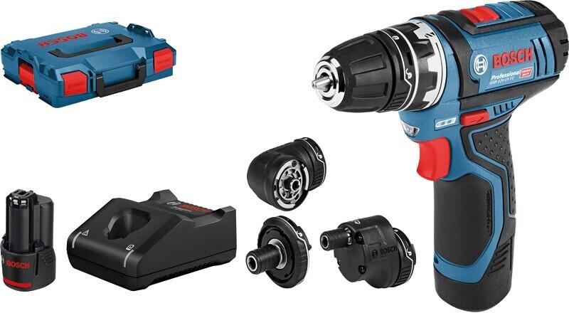 Дрель-шуруповёрт Bosch GSR 12V-15 FC Professional2 x 2,0 Ah + Зарядное устройство + L-BOXX 136