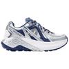 Skechers Lightweight Supportive Shock Absorbing Balance Breathable Low Top Running Shoes Men Sneaker White Blue 232740-WNV