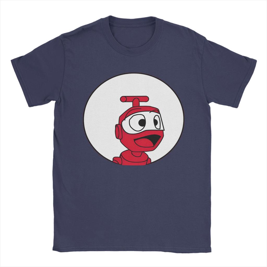 Nono The Little Robot 100 Cotton T Shirt For Men Summer  Vintage T-Shirts Round Neck Hip Hop Tee Shirt Oversize Design Clothing