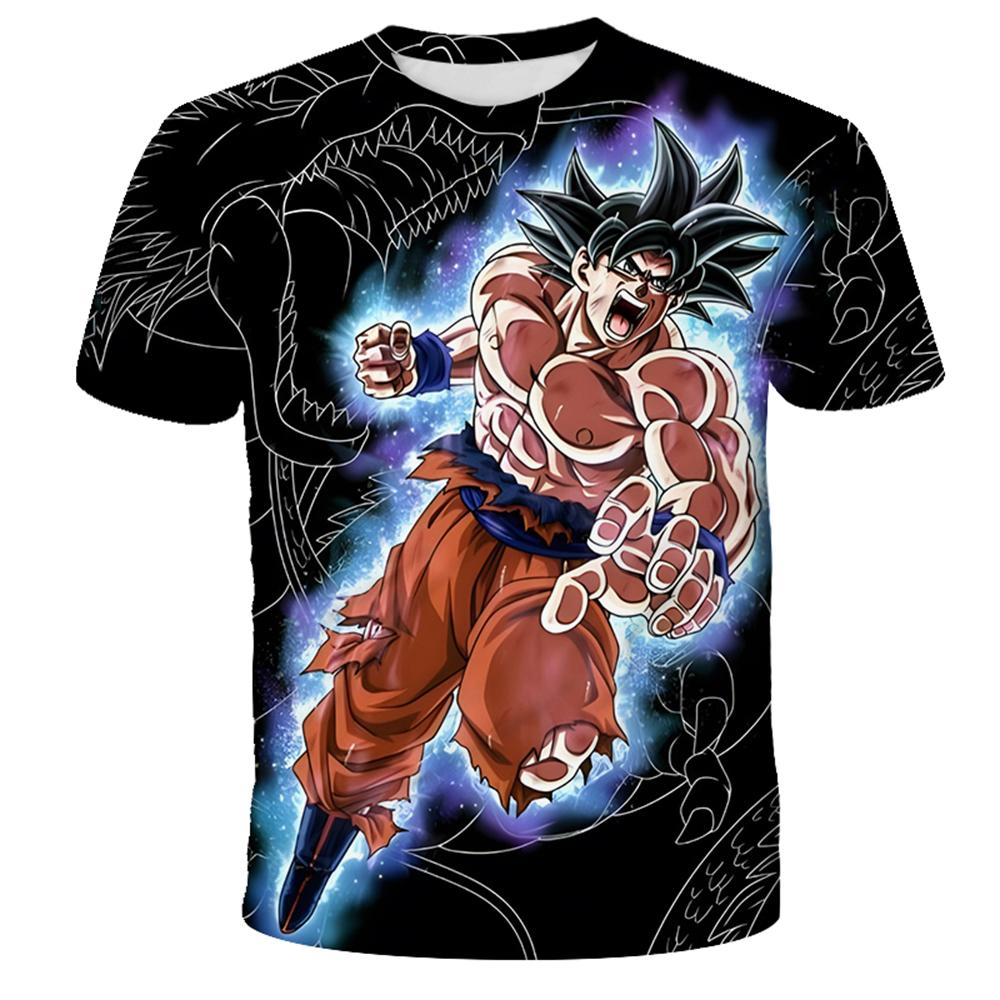 Anime Dragon Ball Son Goku 3d Print Kids T Shirt Summer Fashion Casual T-Shirt Boy Girl Unisex Children's Clothing Tshirt Tops