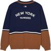 New MLB New York Yankees Knitwear Unisex Light Navy Blue 3AKCV0144-50NYL