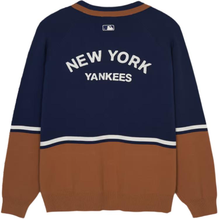 New MLB New York Yankees Knitwear Unisex Light Navy Blue 3AKCV0144-50NYL