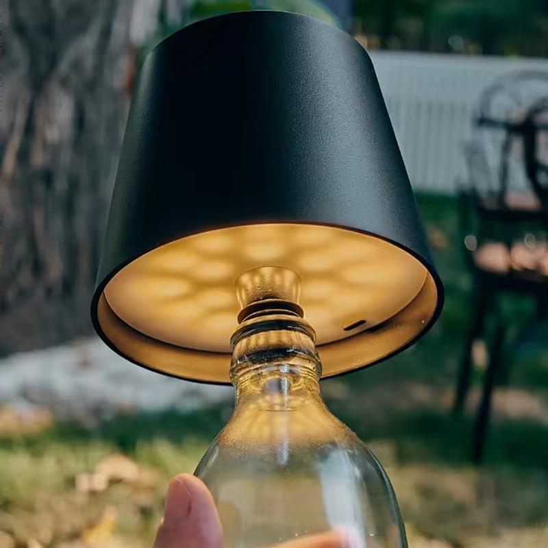 Wireless Bottle Light 3 Colors Touch Control, Stepless Dimming, Perfect Fit for Wine Bottles, Replace the Traditional Wine