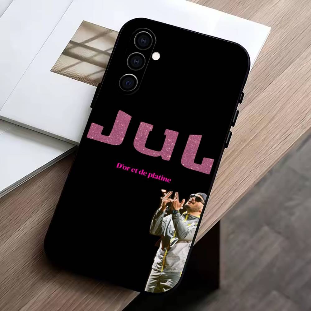 Rap Jul Phone Case Black Silicone Soft For Samsung Galaxy A73,A72,A71,A70,A53,A52,A51