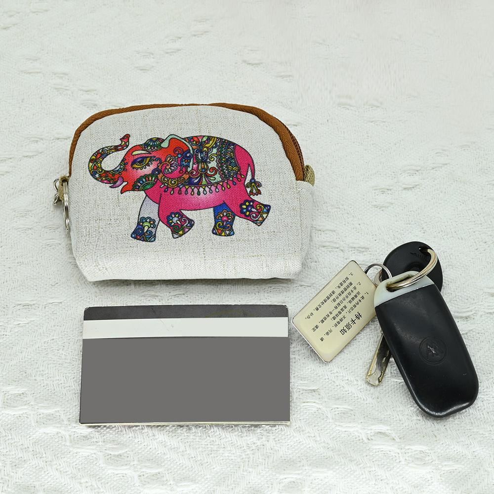 Mini Bag Short Wallet Women Coin Purses Student Fashion Zipper  Small Purse Girls Cartoon Key Wallets Cute Bags