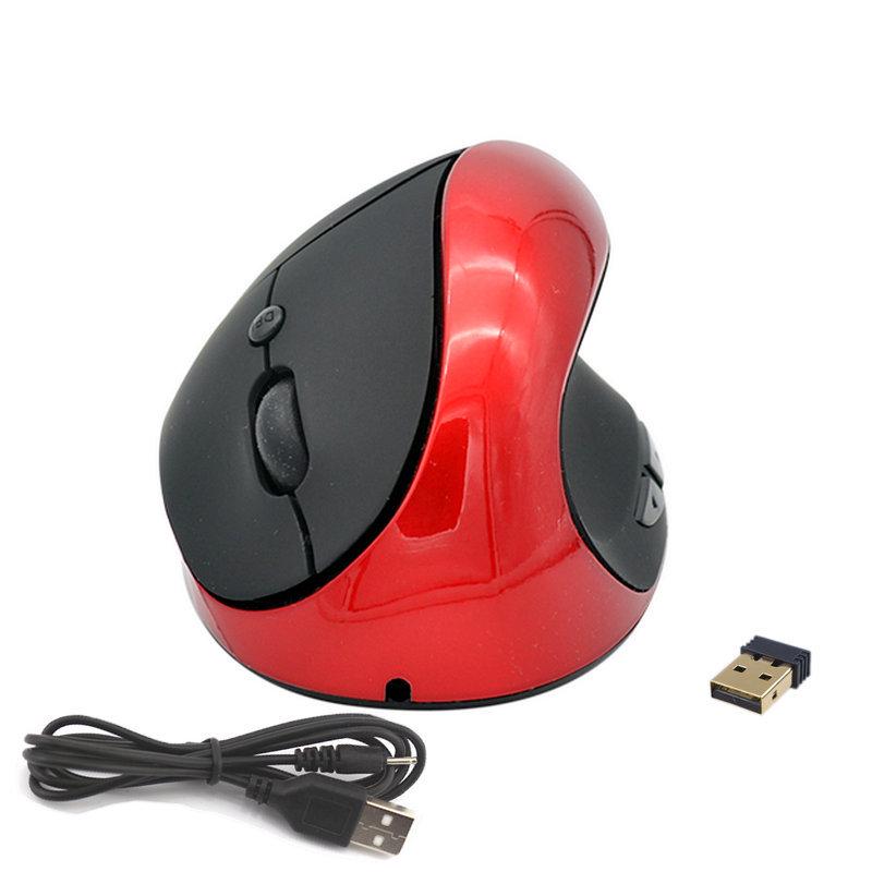 Wireless Charging Vertical Mouse Ergonomics Wireless Upright Photoelectric Built-in Lithium Battery Charging Mouse