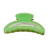 Hair Claw Contrast Color Hollow Design Back Head Shower Clip Anti-slip Medium Size Shark Hair Claw Versatile Hair Accessory
