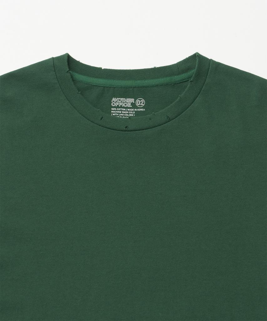 ANOTHER OFFICE Bold Damage Tee (Forest Green)