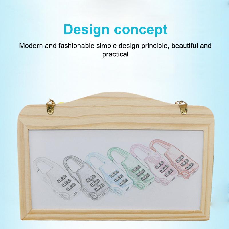 Bags Baggage Door Padlock 3 Dial Digit Combination Secret Safe Code Password Locks Bookbag Anti-Theft Backpack Zipper Padlock