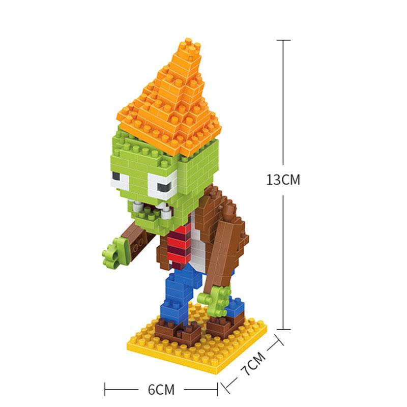 Vs Plants Zombies Parentchild Interactive Boxed Educational Building Toy Block
