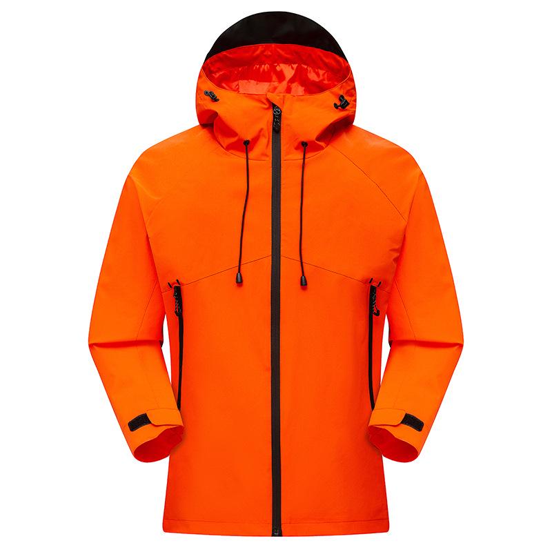 Spring/Autumn Waterproof Hooded Windbreaker - Unisex Outdoor Sports Jacket
