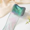6cm Iridescent Fish Tail Ribbon for Cake Wraps, Bouquets, Gift Boxes, and DIY Projects.