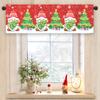 Christmas Short Curtain Merry Christmas Decoration for Home 2024 Xmas Short Curtains Ornament Navidad Natal New Year Gifts 2025