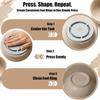 Pottery Foot Ring Trimming Template 5 Sizes Non-Stick Clay Mold for Home Studio DIY Ceramic Craft Making Supplies
