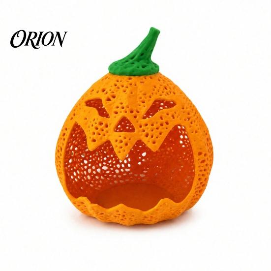 Decorative Trays for Holiday Treats Hollow Pumpkin Storage Ornament Halloween, Candy Holder, Creative Halloween Party Favor Supplies Desktop Organizer