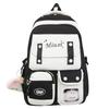 School Bag New High-value College Style Fresh and Sweet Candy-colored Backpack Junior High School Students Lightweight Backpack
