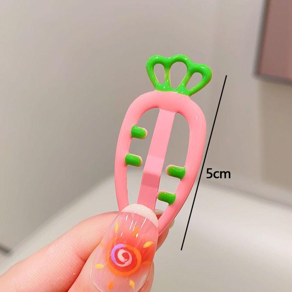Neue Süße Karotte BB Haarspange Bonbonfarbe Dopamin Haarspange Geschenk Kopfschmuck Kinder