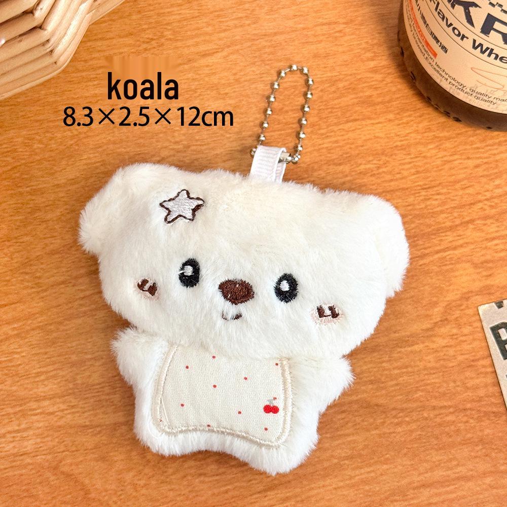 Cute Cartoon Animal Plush Keychain Doll - Girlish Bag Pendant Decoration
