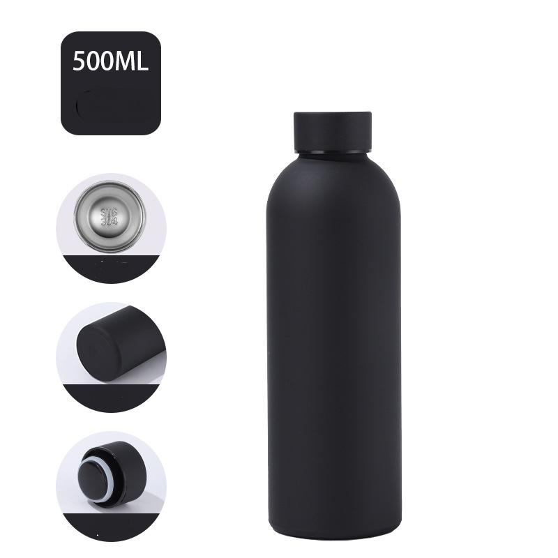 500ml 304 Stainless Steel Thermos Bottle Vaccum Insulated Water Bottle Thermal Coffee Tumbler Travel Sport Bottles Keep Hot Cold