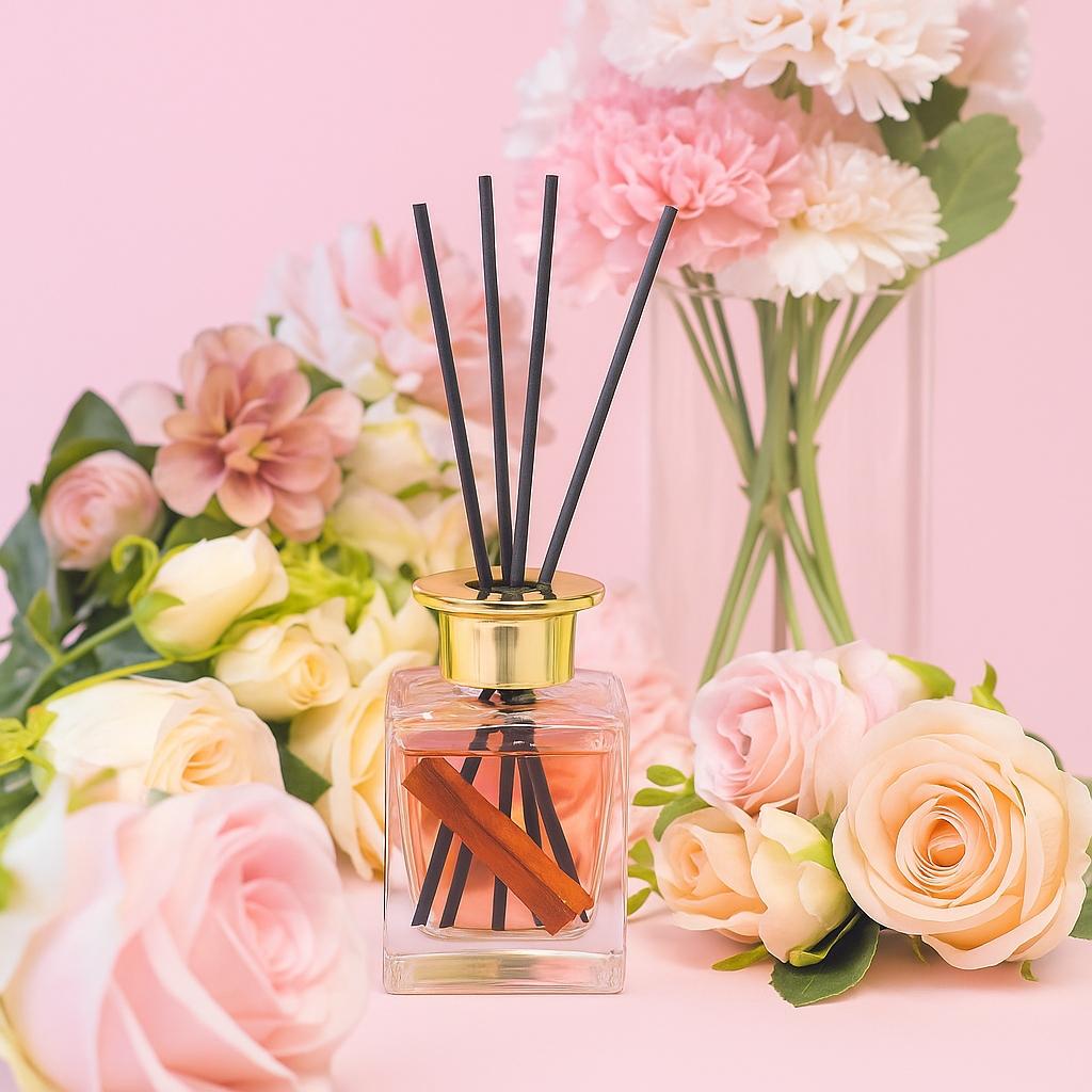 "Sweet & Lovely" Preserved Flower Diffuser – Premium Decorative Aroma Oil for Lasting Home Fragrance