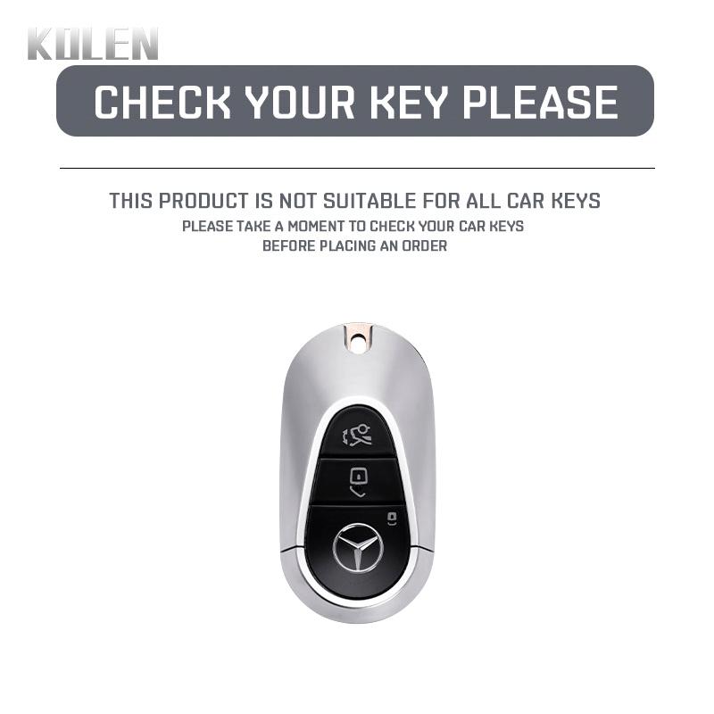 TPU Car Key Case Cover Shell Fob For Mercedes Benz 2022 C S Class W206 W223 S350 C260 C300 S400 S450 S500 Key Protector Keychain