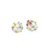 3D Multilayer Two-tone Petal Glass Beads for DIY Jewelry Crafting