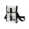 Vans Nylon Fabric Shoulder Bag Crossbody Bag Regular Women's Black/White Vans VN0A7Q2BBLK