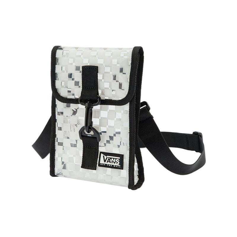 Vans Nylon Fabric Shoulder Bag Crossbody Bag Regular Women's Black/White Vans VN0A7Q2BBLK