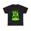 The Baphomet Beast 666 Toxic Green Unisex Heavy Cotton Tee