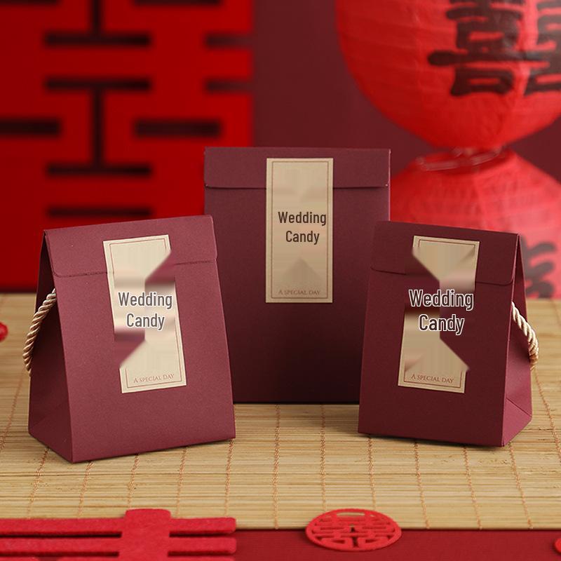 Elegant Chinese-Style Wedding Candy Box with Creative High-End Design