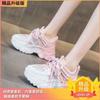 New 2025 Summer Mesh Breathable, Light and Comfortable Dad Shoes On New Inner Height Increase Small Exclusive Sports Shoes