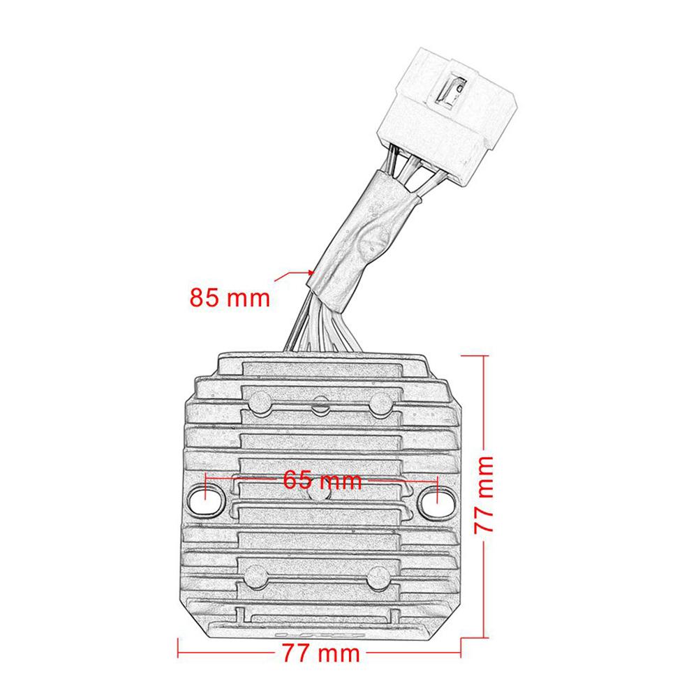 Rectifier For Kawasaki ZZR600 ZX600D2-4 Ninja ZX-6 ZX600 KLF300 Bayou VN750 VN1500 ZL600 Eliminator GPX600 ZR750 Zephyr